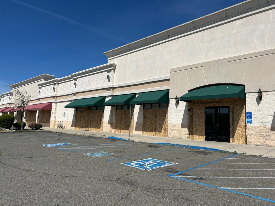 The old Barnes & Noble and OfficeMax buildings on Churn Creek Road are among a growing list of vacant retail buildings in the area.