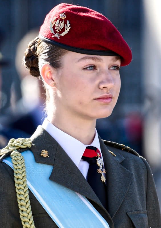 Princesa de Asturias en la Pascua Militar 