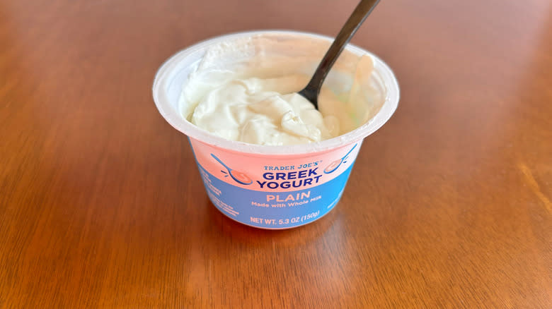 Trader Joe's plain Greek yogurt