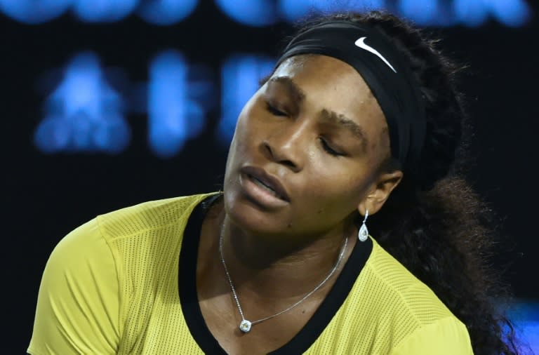 Williams managed to hold serve to stay in touch but 23 unforced errors to the German's three told the story of the first set, which Kerber wrapped up in 39 minutes