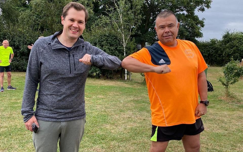 Robert Jenrick (left) and Sir Jonathan Van-Tam and - Special report: How Parkrun record row ended up at the centre of the culture war