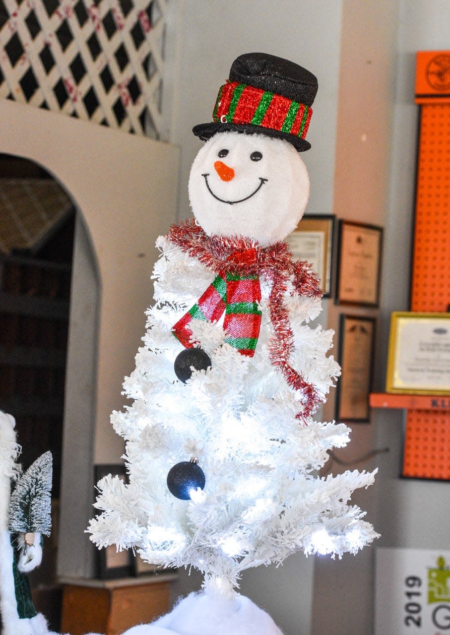 Tonya Carstensen purchased this snowman for her late father, Leon Maix, before he died last December.