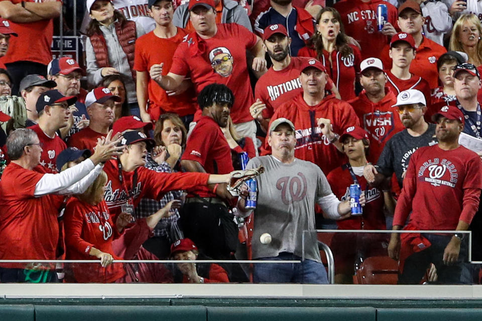 Jeff Adams starred in a national beer and got a free trip to Houston for Game 6. (Patrick Smith/Getty)