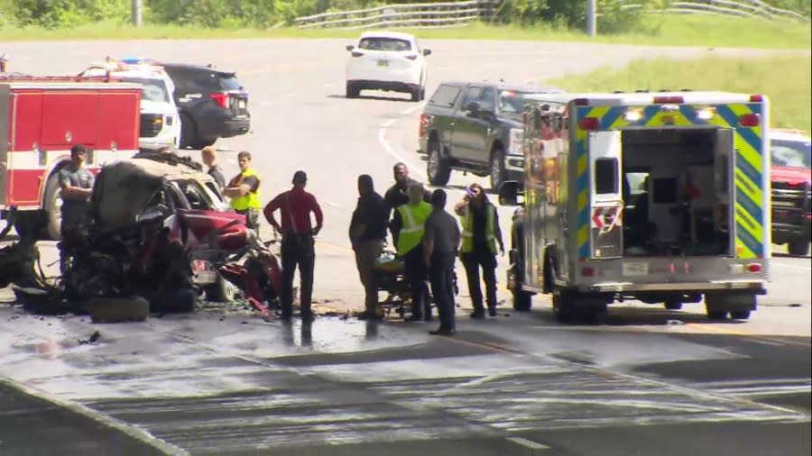 Nashville Pike fiery crash