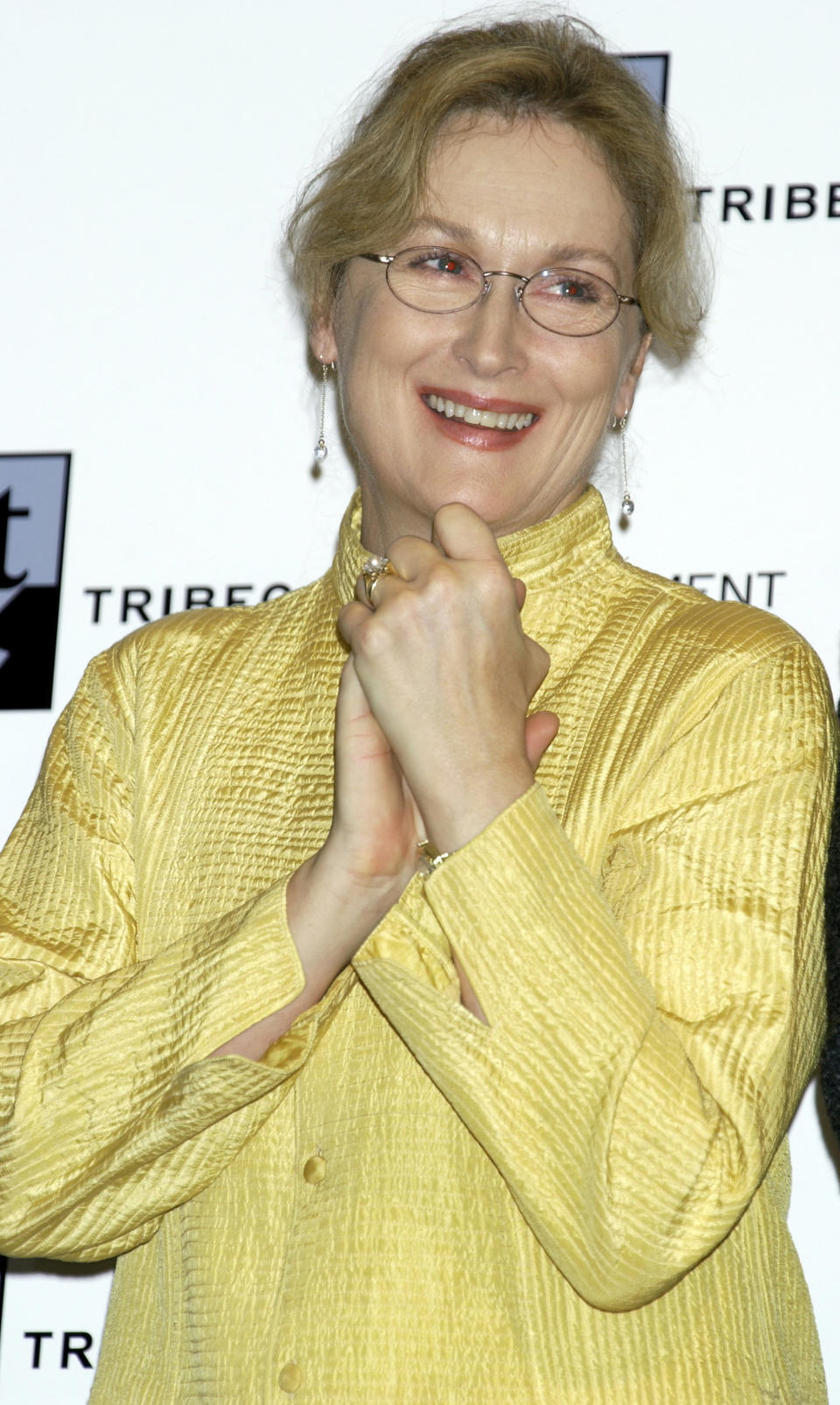<p> Meryl Streep during Press Conference Announcing the Creation of the Tribecca Film Festival in 2001 </p>