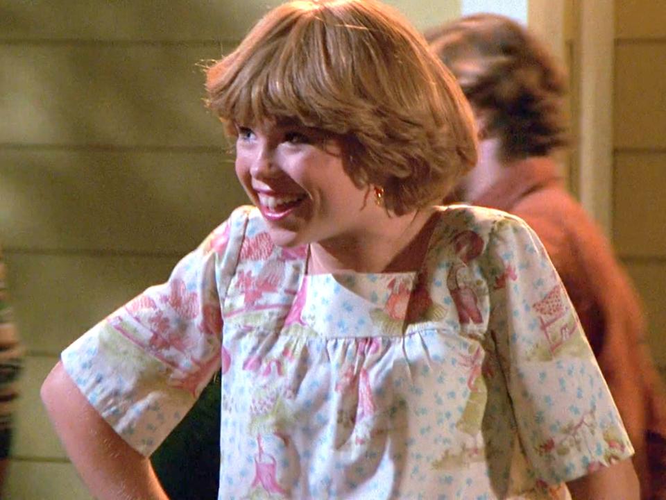 Amanda Fuller as Tina Pinciotti on season one, episode five of "That '70s Show."