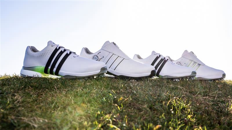 adidas Golf為旗艦高球鞋款系列進行全面重新升級設計，推出全新TOUR360 24系列鞋款。（圖／品牌業者提供）