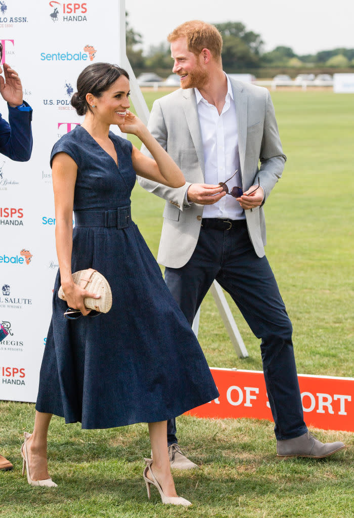 Meghan Markle in Carolina Herrera