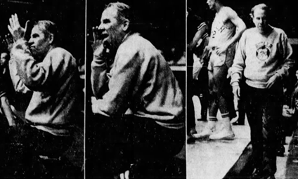 John Bayless is shown during a Butler home basketball game at Hinkle Fieldhouse in 1970.