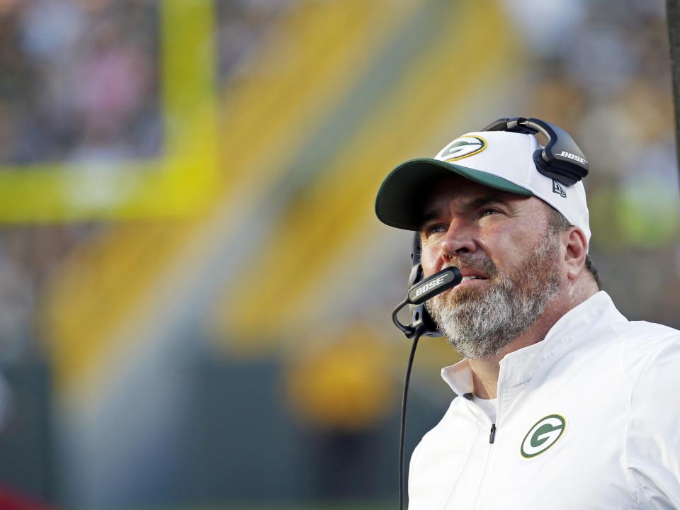 This Mike McCarthy is still with the Green Bay Packers. But fans had fun with the Milwaukee Bucks hiring his namesake. (AP)