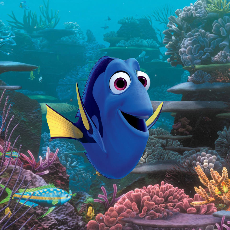 FINDING DORY, Dory (voice: Ellen DeGeneres), 2016. (C) Walt Disney Studios Motion Pictures / Courtesy ((C)Walt Disney Co. / Courtesy Everett Collection)