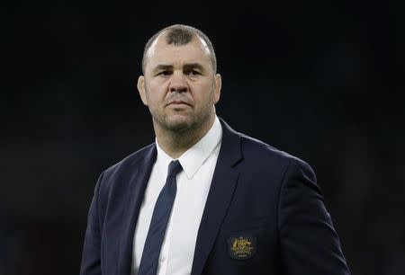 Rugby Union Britain - Argentina v Australia - Rugby Championship - Twickenham Stadium, London, England - 8/10/16 Australia head coach Michael Cheika Action Images via Reuters / Henry Browne Livepic