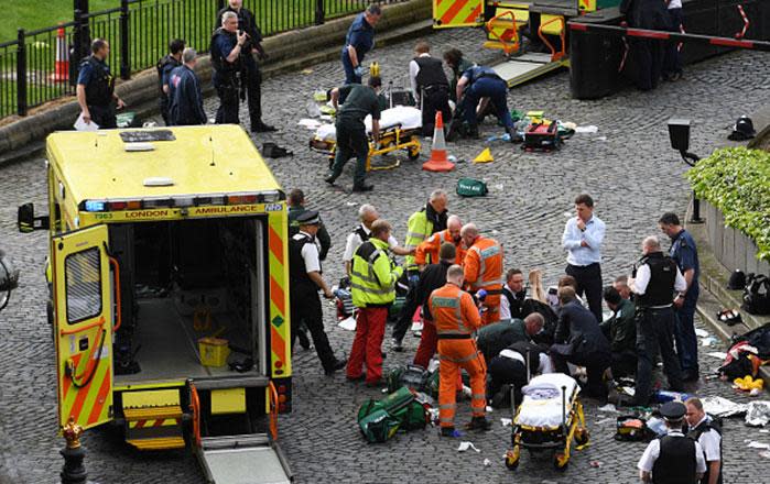 IN PICTURES: Scenes of devastation as London targeted in terror attack
