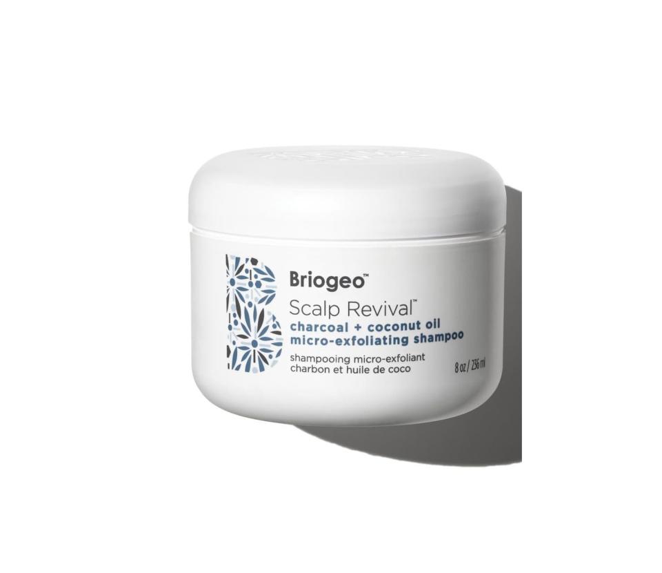 9) Briogeo Scalp Revival Charcoal + Coconut Oil Micro-Exfoliating Shampoo