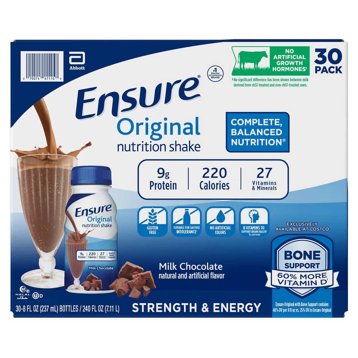 Ensure Original Nutrition Shakes, 30 ct.