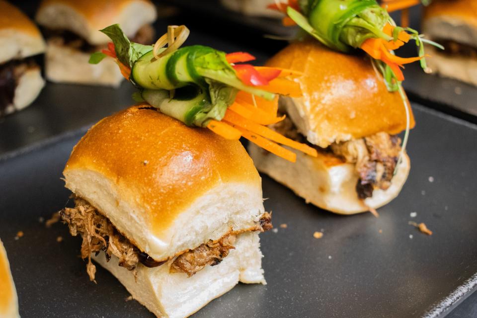Sliders are on the menu at Recreo, a schoolyard-themed bar in downtown Chandler.