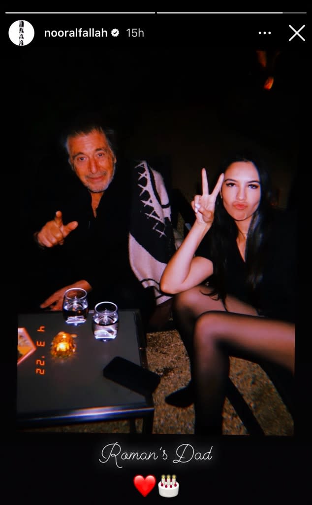 Al Pacino, Noor Alfallah