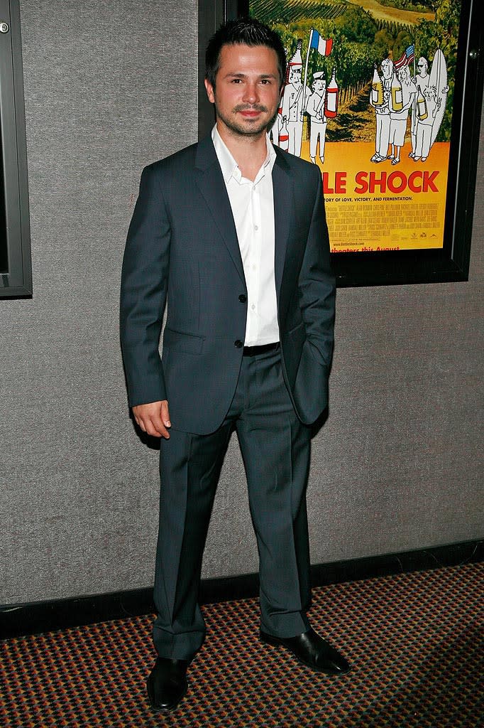 Bottle Shock NY Premiere 2008 Freddy Rodriguez