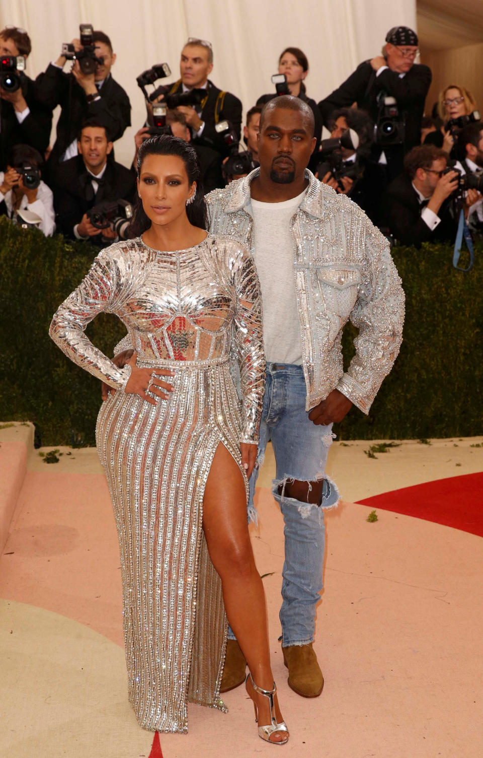 Kanye West y Kim Kardashian