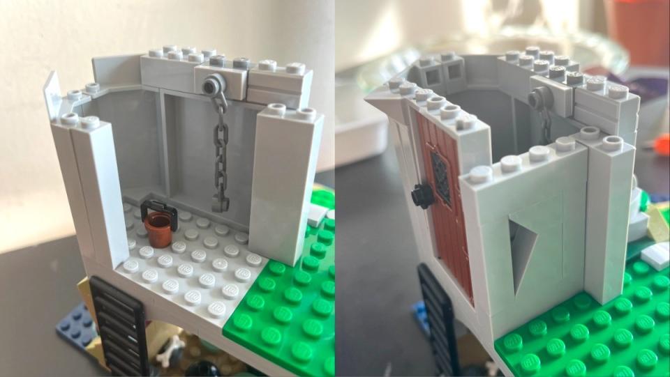 Hidden Dungeons in LEGO Dungeons and Dragon set