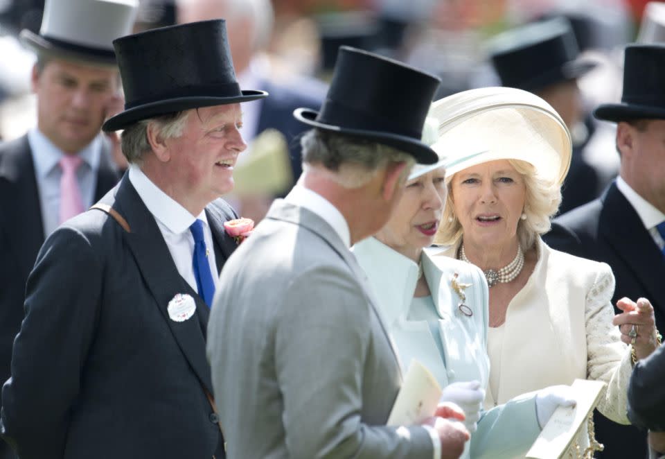 The four still mix in the same circles today, they're pictured here at Ascot. Photo: Getty