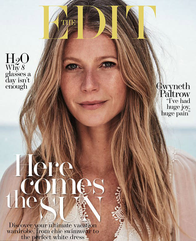 Gwyneth Paltrow on the cover of The Edit. (Photo: Chris Colls/The Edit)