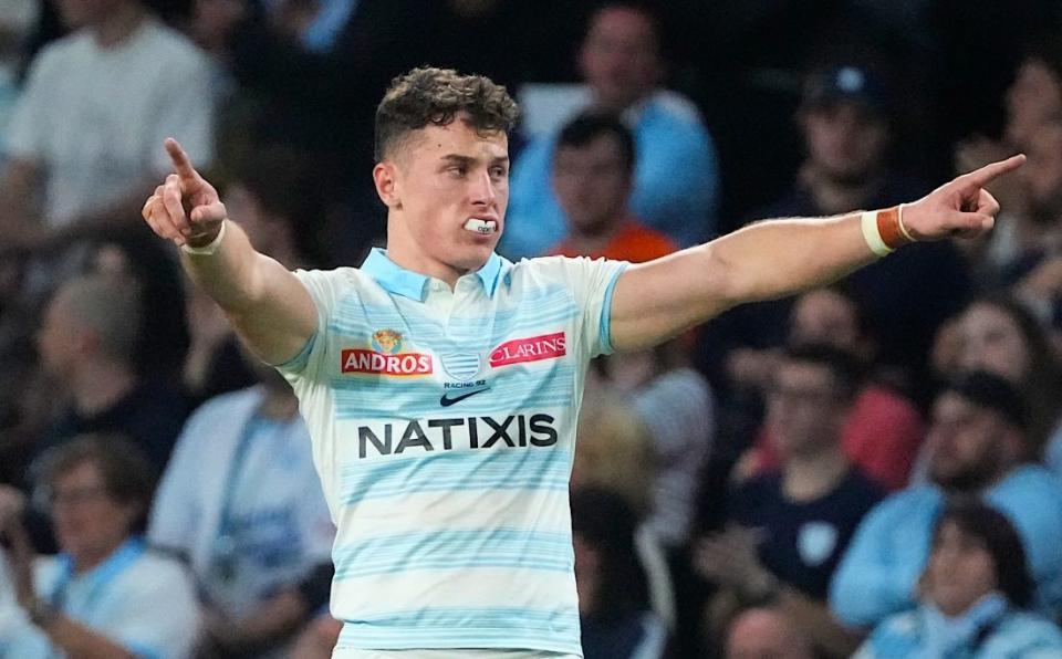 Henry Arundellof Racing 92 during the Top 14 match between Racing 92 and Stade Rochelais at Paris La Defense Arena on November 26, 2023 in Nanterre, France