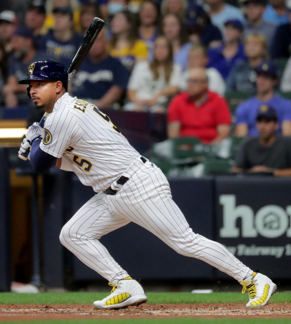 Third baseman Eduardo Escobar hit .268 in 48 games with the Brewers after coming over from the Diamondbacks.