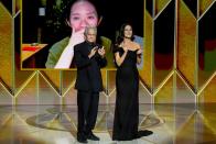 <p>Nomadland</p><p>Catherine Zeta-Jones and Michael Douglas presented the final award of the night to the film's director (and best director winner of the evening too) Chloe Zhao.</p>