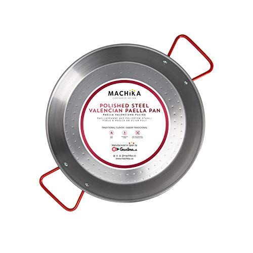 1) Machika Polished Steel Paella Pan