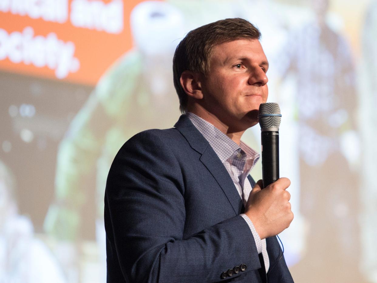 James OKeefe, founder of Project Veritas, in 2017