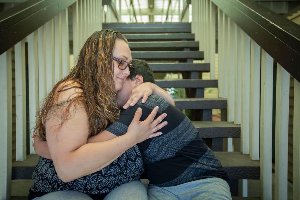 Shanoa Hammons-Williams and her son, Marco Velazquez, 13, both of Salem, Ore., are finally able to look towards their future as a family after Shanoa successfully completed the Family Preservation Project during her time at the Coffee Creek Correctional Facility.