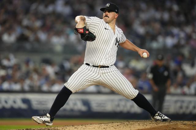 Yankees' Carlos Rodon's Next Step on Hold due to Back Issue