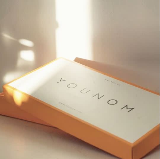 Following a skin cell analysis, a customised box arrives in the post [Photo: Instagram/YouNomBeauty]