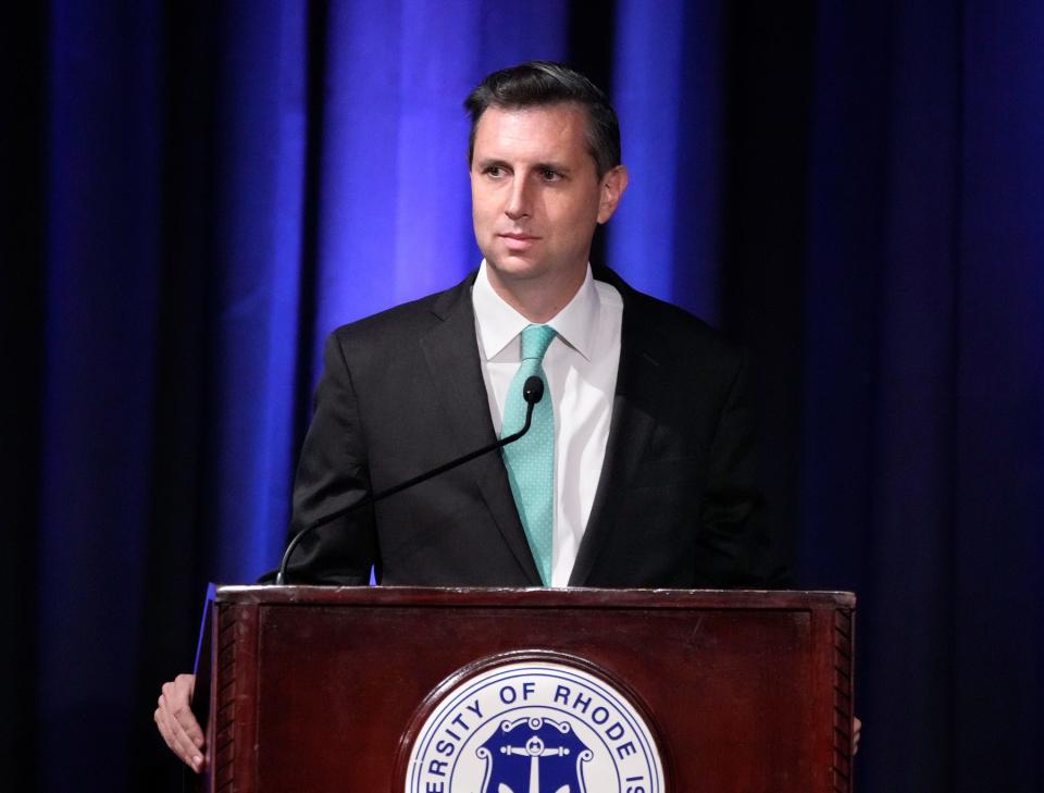 Democratic candidate Seth Magaziner.  