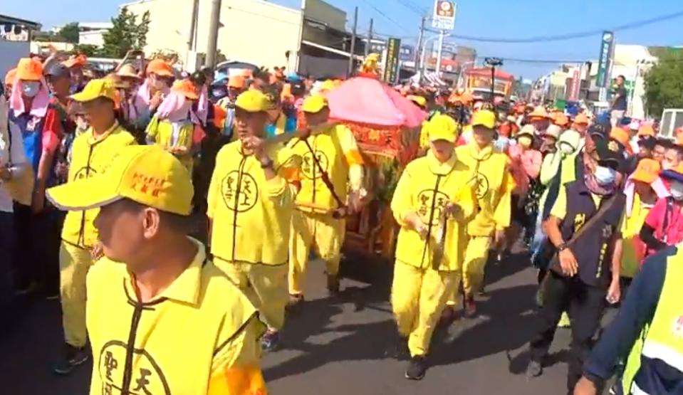 白沙屯媽祖來到了第五天。（圖／翻攝自白沙屯拱天宮臉書）