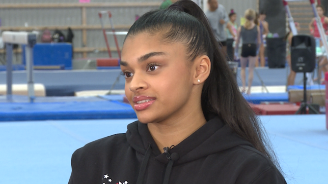 Gymnastics Paris 2024 Olympic Hopeful, Tiana Sumanasekera (KXAN photos/Todd Bailey).