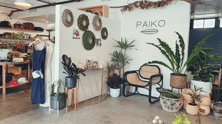 位於歐胡島最新人氣潮區Salt at Our Kakaako的「PAIKO」 是間結合園藝盆栽、花圈與盆栽手作課程和咖啡店的生活用品選品店