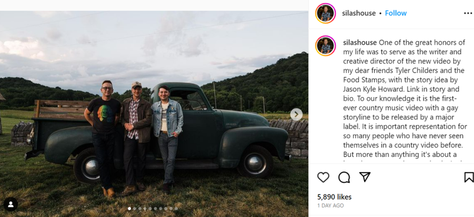 Kentucky Poet Laureate Silas House collaborated with Kentucky musician Tyler Childers on his most recent music video.