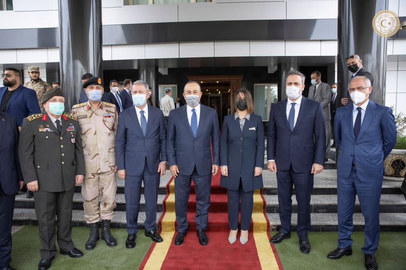 Turkish Foreign Minister Mevlut Cavusoglu visits Libya