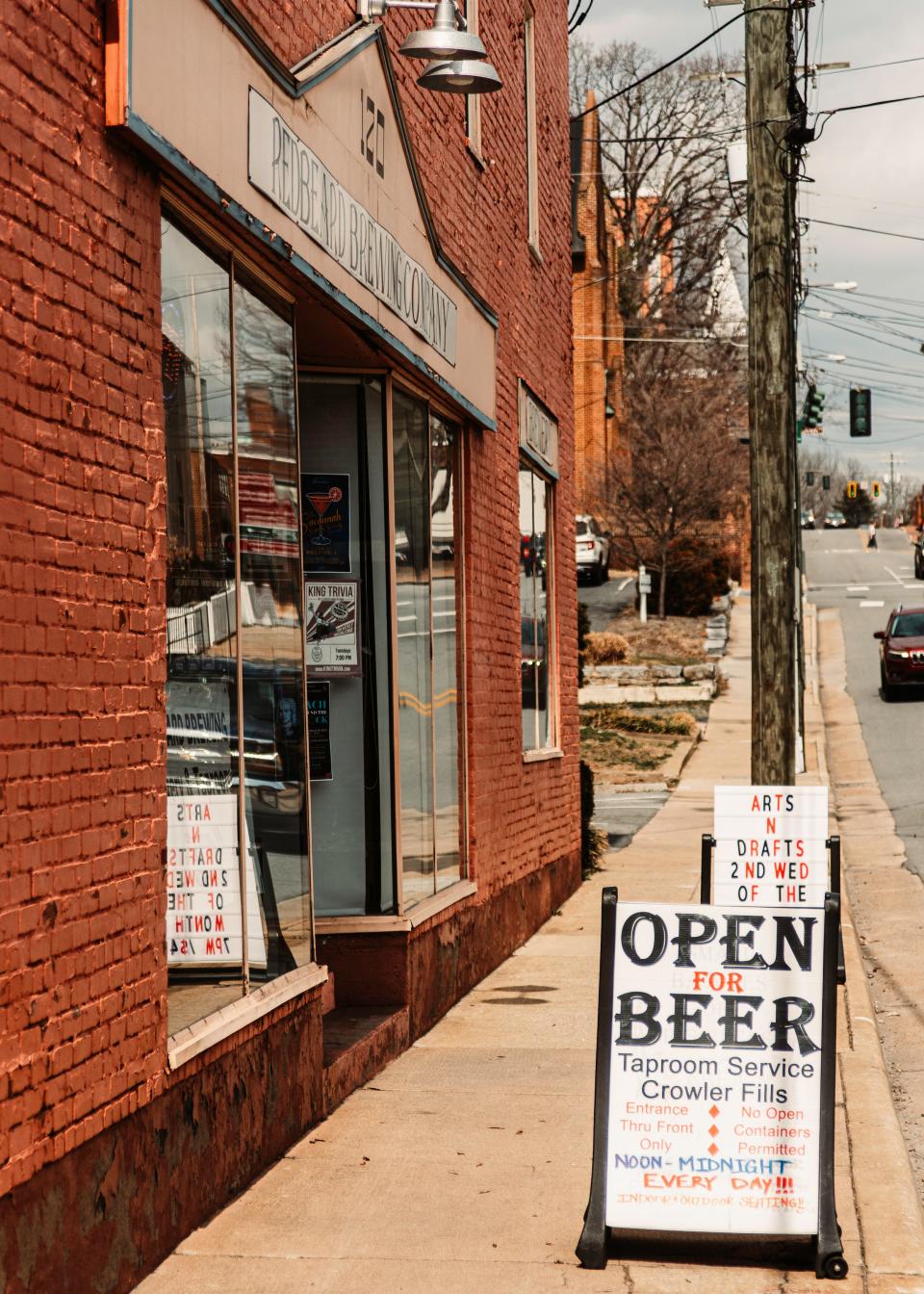 Redbeard Brewing Company is located at 120 S. Lewis St. in Staunton, Va.