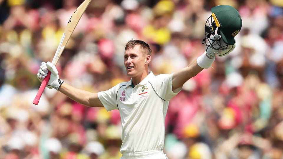 Marnus Labuschagne, pictured, scored his maiden Test double-hundred against New Zealand in the New Years Test. (Photo by Matt King - CA/Cricket Australia via Getty Images)