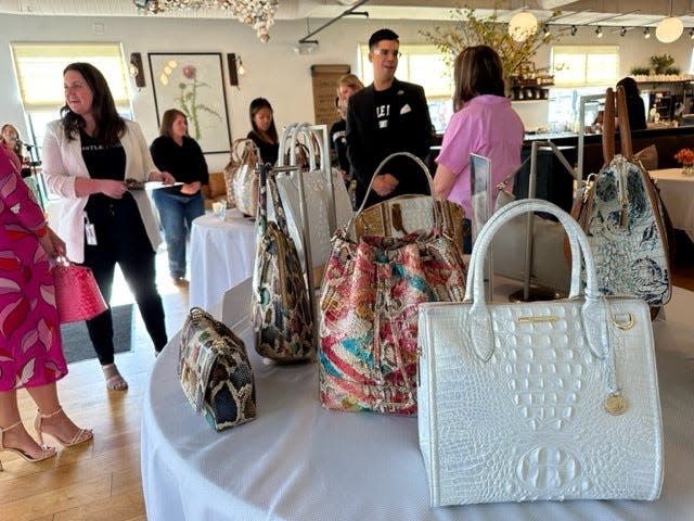 Luxury leather handbag company Brahmin has partnered with Nashville-based non-profit Thistle Farms. The partnership kicked off Thursday night, April 13 at a shopping event held at the Thistle Farms Cafe. Brahmin goods and Thistle Farms items were for sale and 20% of all Brahmin sales at the event were donated to Thistle Farms.