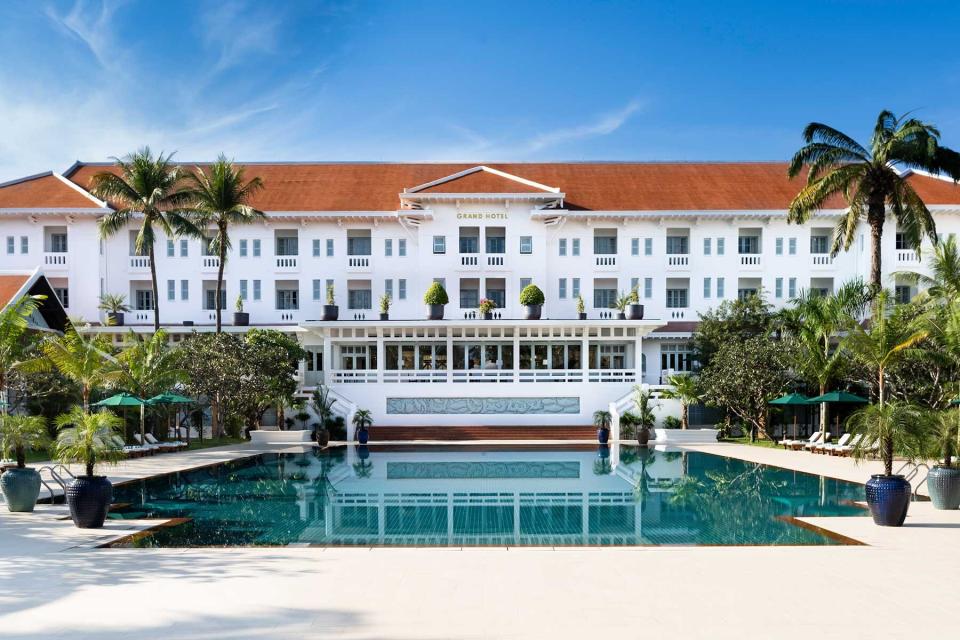 Exterior of Raffles Grand Hotel D'Angkor