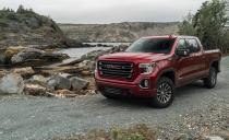 <p>Despite having much in common with the equally new Chevrolet Silverado, <a rel="nofollow noopener" href="https://www.caranddriver.com/gmc/sierra-1500" target="_blank" data-ylk="slk:the Sierra 1500;elm:context_link;itc:0;sec:content-canvas" class="link ">the Sierra 1500</a> has a uniquely chiseled design-some might say the GMC is better-looking than its over-styled Chevy sibling, but we'll let it be your call-and exclusive features. It alone is available with an adaptive suspension, <a rel="nofollow noopener" href="https://www.caranddriver.com/news/here-are-all-six-things-the-2019-gmc-sierras-wild-multipro-tailgate-can-do" target="_blank" data-ylk="slk:a versatile multi-position split-folding tailgate;elm:context_link;itc:0;sec:content-canvas" class="link ">a versatile multi-position split-folding tailgate</a>, and a resilient carbon-fiber cargo bed. The Sierra has a rougher ride than the Ram 1500, but at least the steering is responsive and body roll decently restrained. Too bad the high-priced Denali model fails to feel high-class; like the Silverado, the Sierra is saddled with an interior that, despite being all-new, feels carry-over and old, with subpar materials. Although GMC's marketing types would like you to believe that the Sierra is no longer just a pricier Silverado, the two remain very similar in their execution.</p>