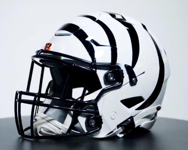 Bengals set to debut new paint scheme in stadium, White Bengal Tiger  helmets