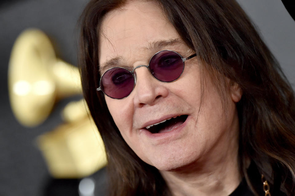 LOS ANGELES, CALIFORNIA - JANUARY 26: Ozzy Osbourne attends the 62nd Annual GRAMMY Awards at Staples Center on January 26, 2020 in Los Angeles, California. (Photo by Axelle/Bauer-Griffin/FilmMagic)