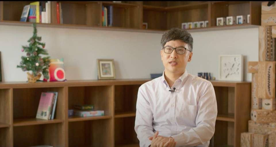 John Fan, co-founder and CEO of Taiwan-based company PicCollage strove to foster a work environment where everyone is encouraged to speak up and interact with one another. (Screengrab from video)