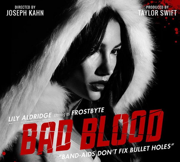 Lily Aldridge as Frostbyte in 'Bad Blood’