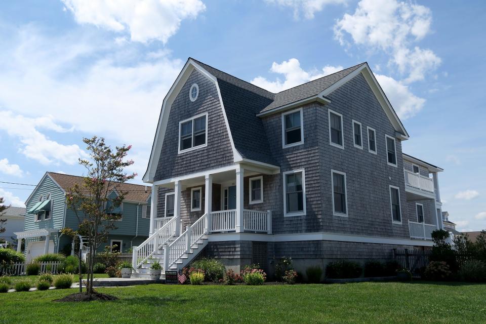 Pressured to replace a beach home in Sea Girt amid allegations of sexual harassment of seminarians in 1997, former Cardinal Theodore McCarrick bought another home at the shore in the Curtis Point section of Brick Township. The Newark Archdiocese sold it to a private party in 2002. The owner demolished the home after it was damaged during Superstorm Sandy in 2012 and built this house on the property, shown Friday, August 21, 2020.